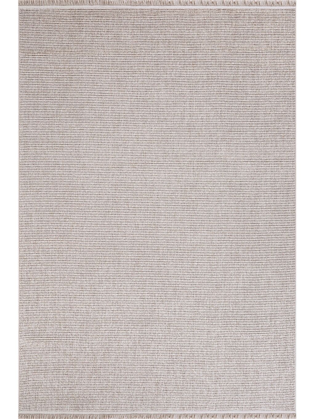 Loopy 5551 Bej Yumuşak Dokulu Bukle Modern Salon Mutfak Koridor Halısı Makine Halısı-80x150-4