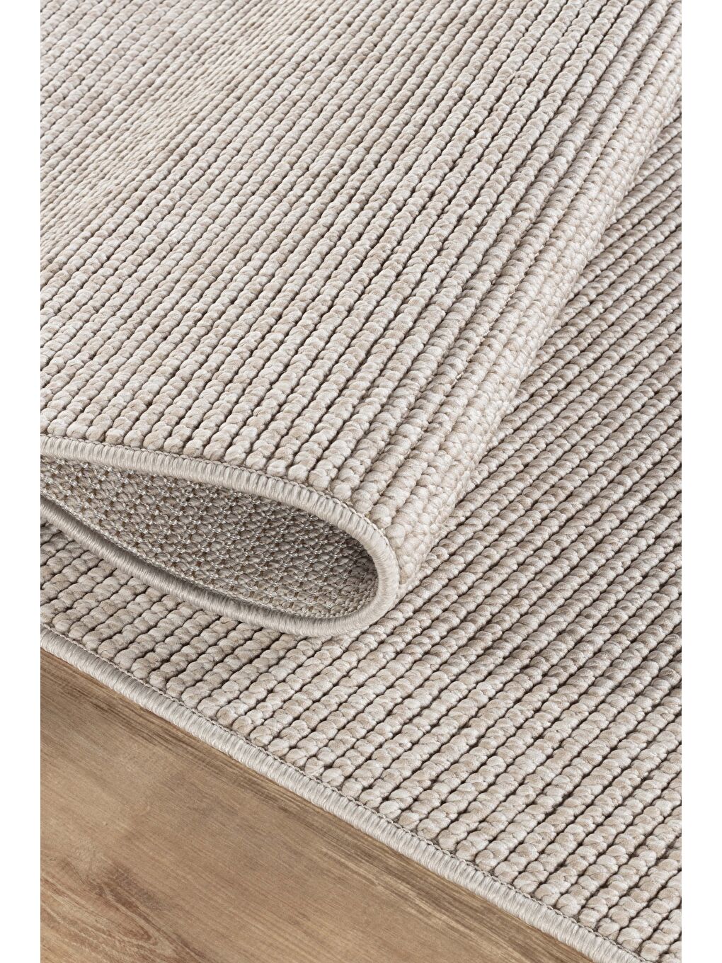 Loopy 5551 Bej Yumuşak Dokulu Bukle Modern Salon Mutfak Koridor Halısı Makine Halısı-160x230-3