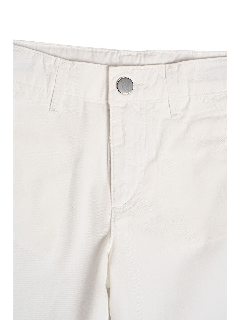 Beyaz Erkek Çocuk Bermuda Şort-3