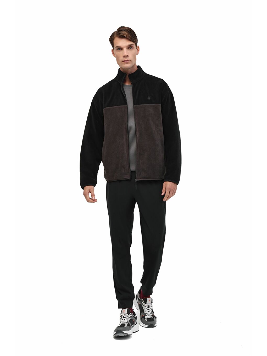 ML SANBA 7PLR002 5PR Siyah Erkek Polar-2