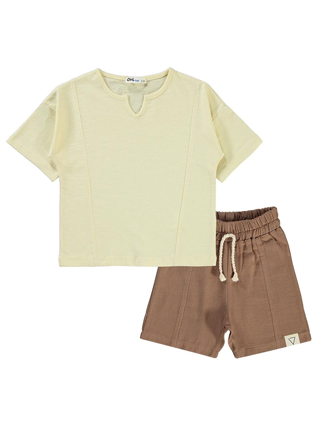 Boys Erkek Çocuk Takım 2-5 Yaş Bej