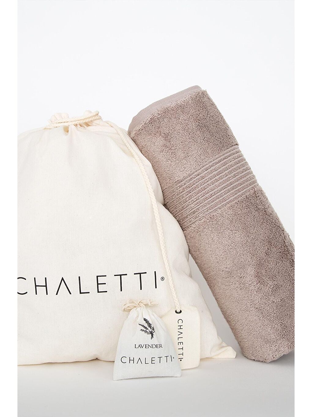 Bej Chaletti Aspen Premium Banyo Havlusu Angora Beige 75x150-2