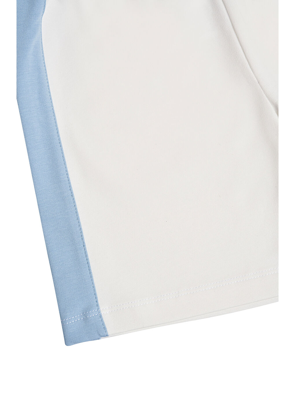 Beyaz Erkek Çocuk Örme Şort-2