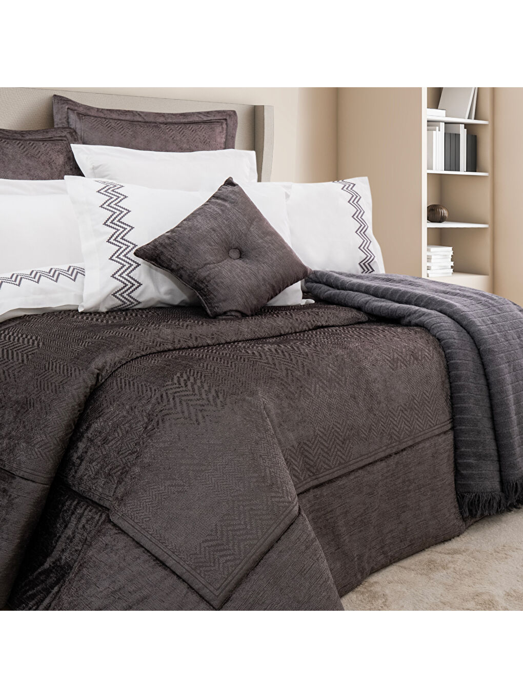 Home Casto Çeyiz Set 11 Parça-Antrasit-1