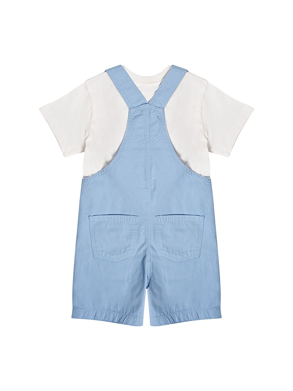 Karışık Erkek Çocuk Tshırt Şort Salopet Takım-2