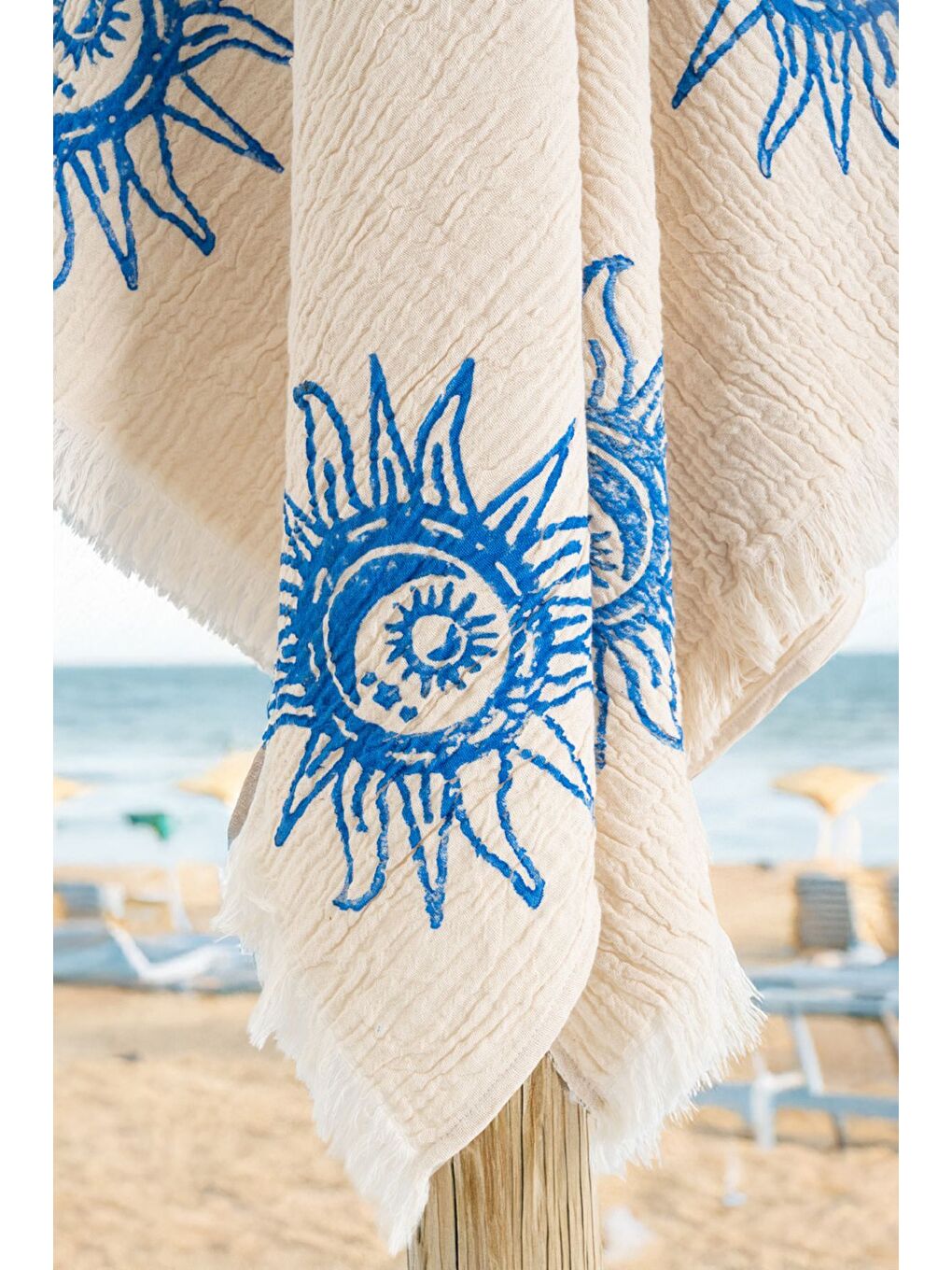 Yeşil Organik %100 Pamuk Müslin Peştemal - Heliona-2