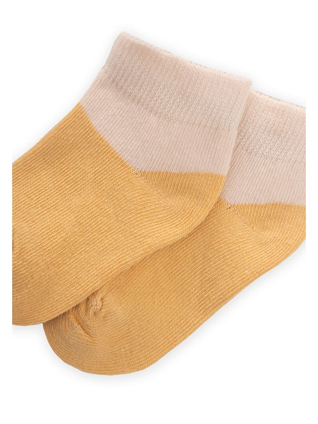 Sarı Kız Çocuk Patik Çorap-1