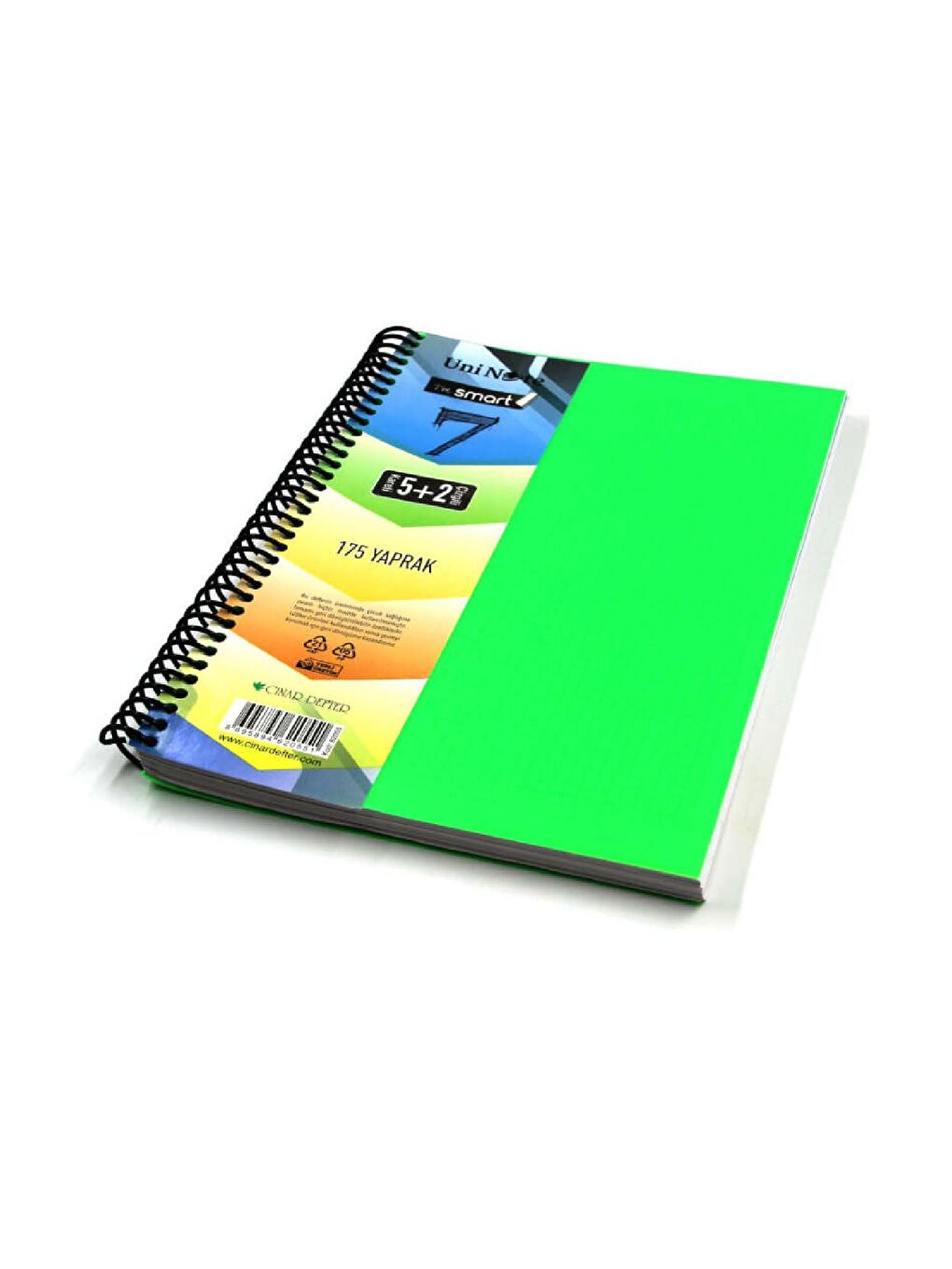 Im Smart A4 5+2 175 Yaprak Plastik Kapak Spiralli Ayraçlı Defter 62055-1