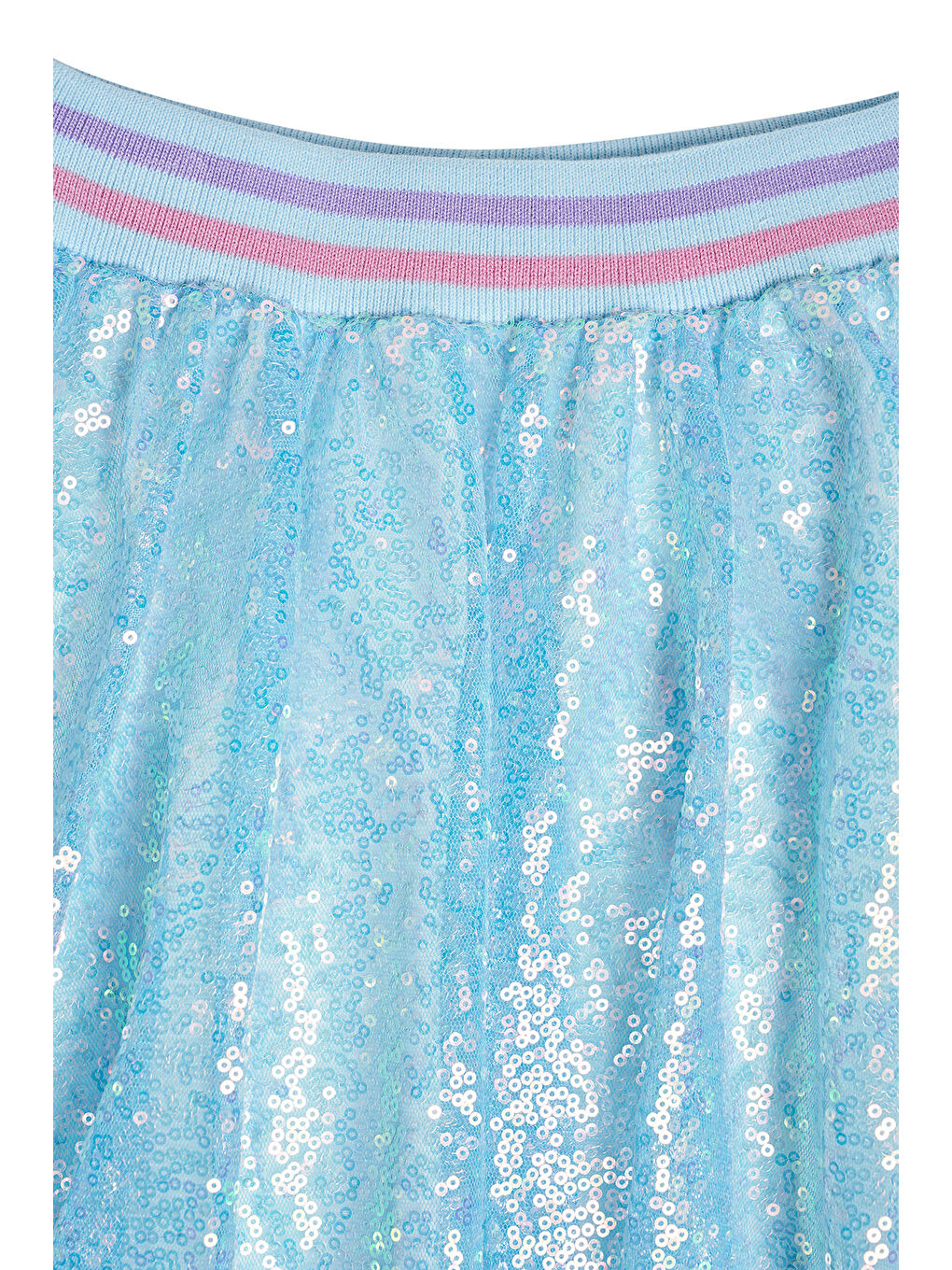 Mavi Kız Çocuk Payetli Etek-2