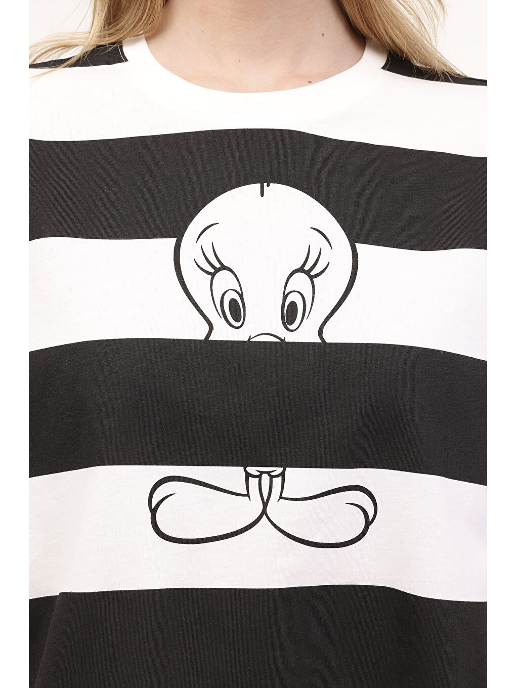 Bej WL LIMA 11GFL977 4FX Ekru Kadın Kısa Kol Tişört-3