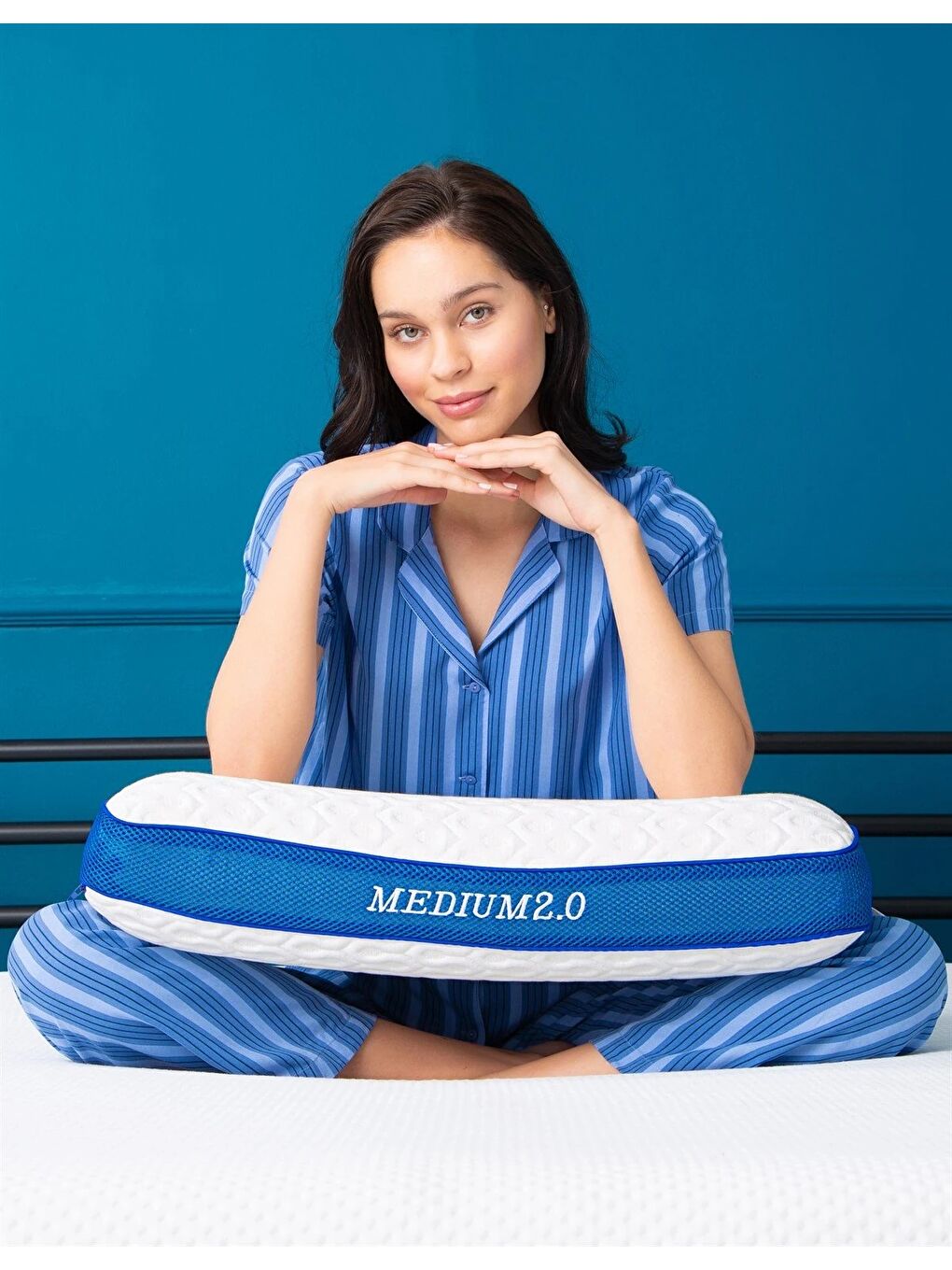 Beyaz Nuvina v2 Orta Visco Yastık 65x40x15-1