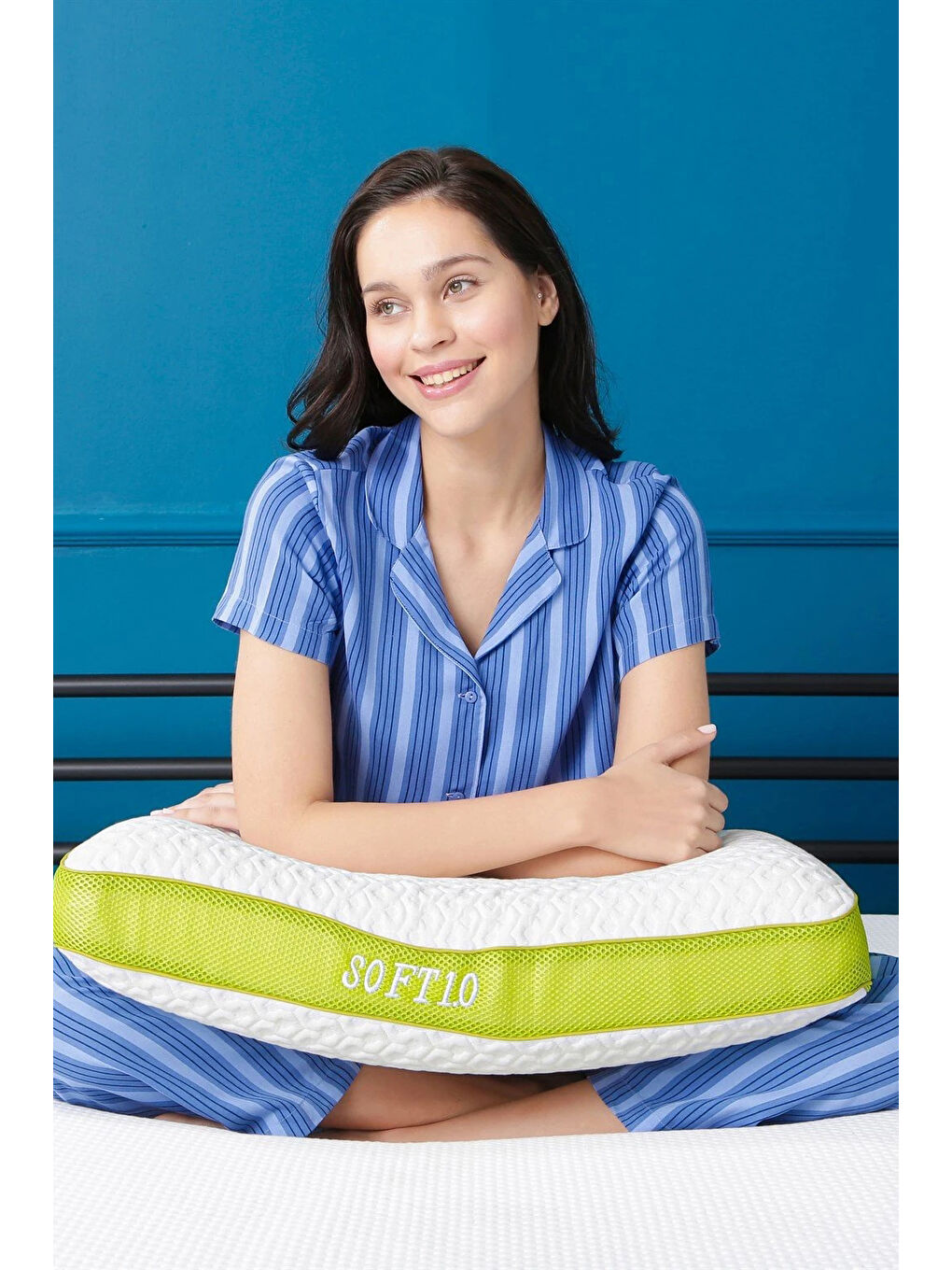 Beyaz Nuvina v1 Yumuşak Visco Yastık 65x40x15-1