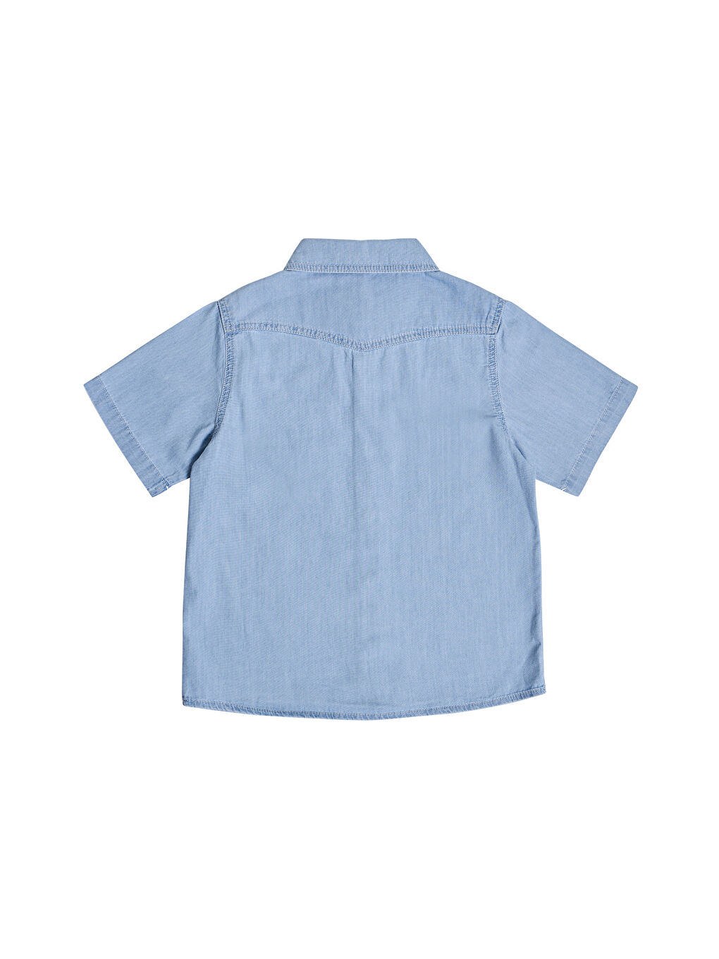Mavi Erkek Çocuk Denim Gömlek-4