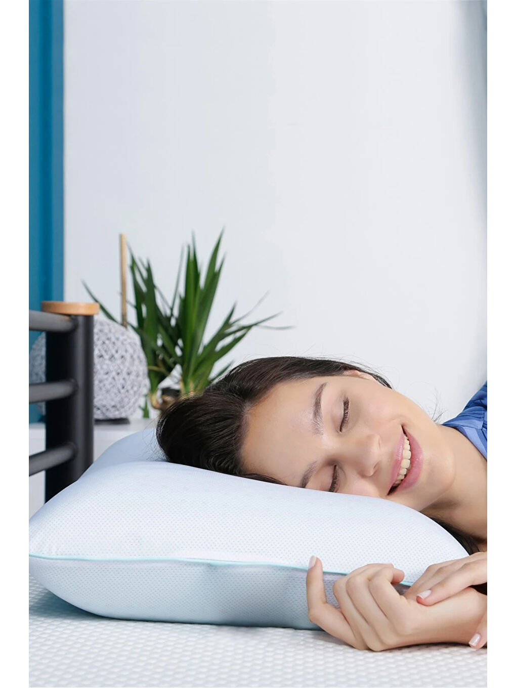 Beyaz Eterna Mint Visco Aroma Therapy Yastık 60x40x14-1