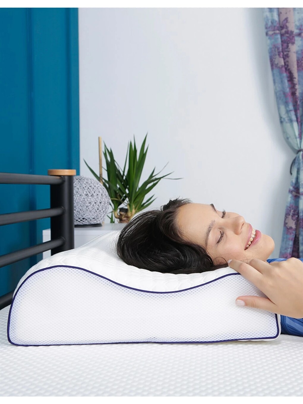 Beyaz Somnia Visco Yastık 55x35x12-1