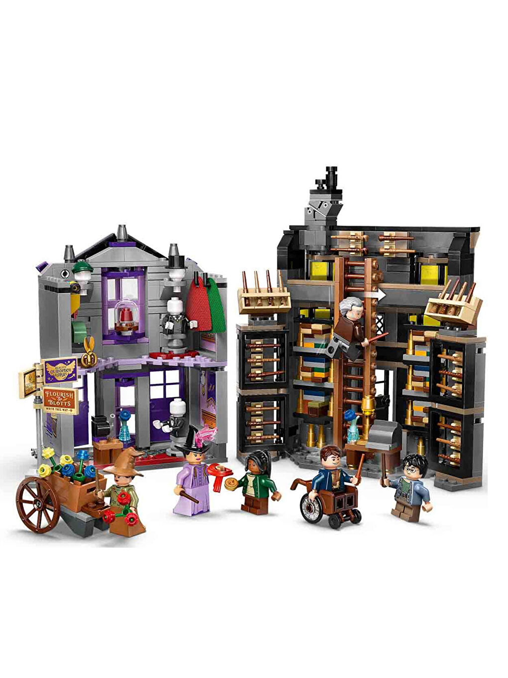 Lego Renksiz Harry Potter Ollivanders ve Madam Malkin in Cübbe Dükkanı 76439 - 2