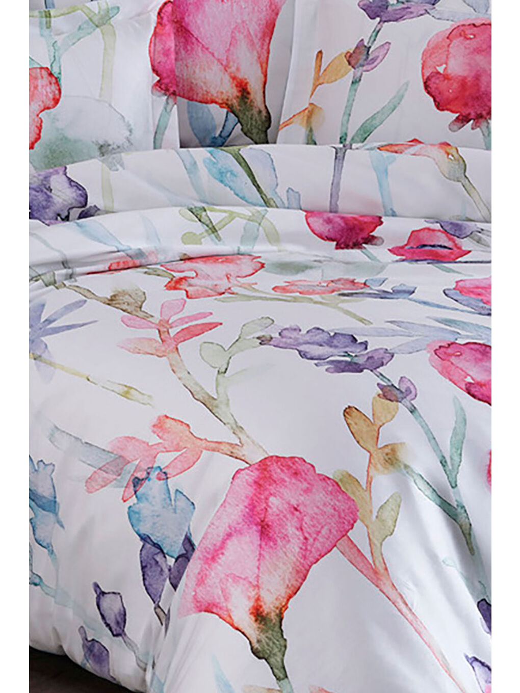 Karışık Royal Saten King Size (Battal Boy) 300TC Nevresim Takımı - SİLVİA-1