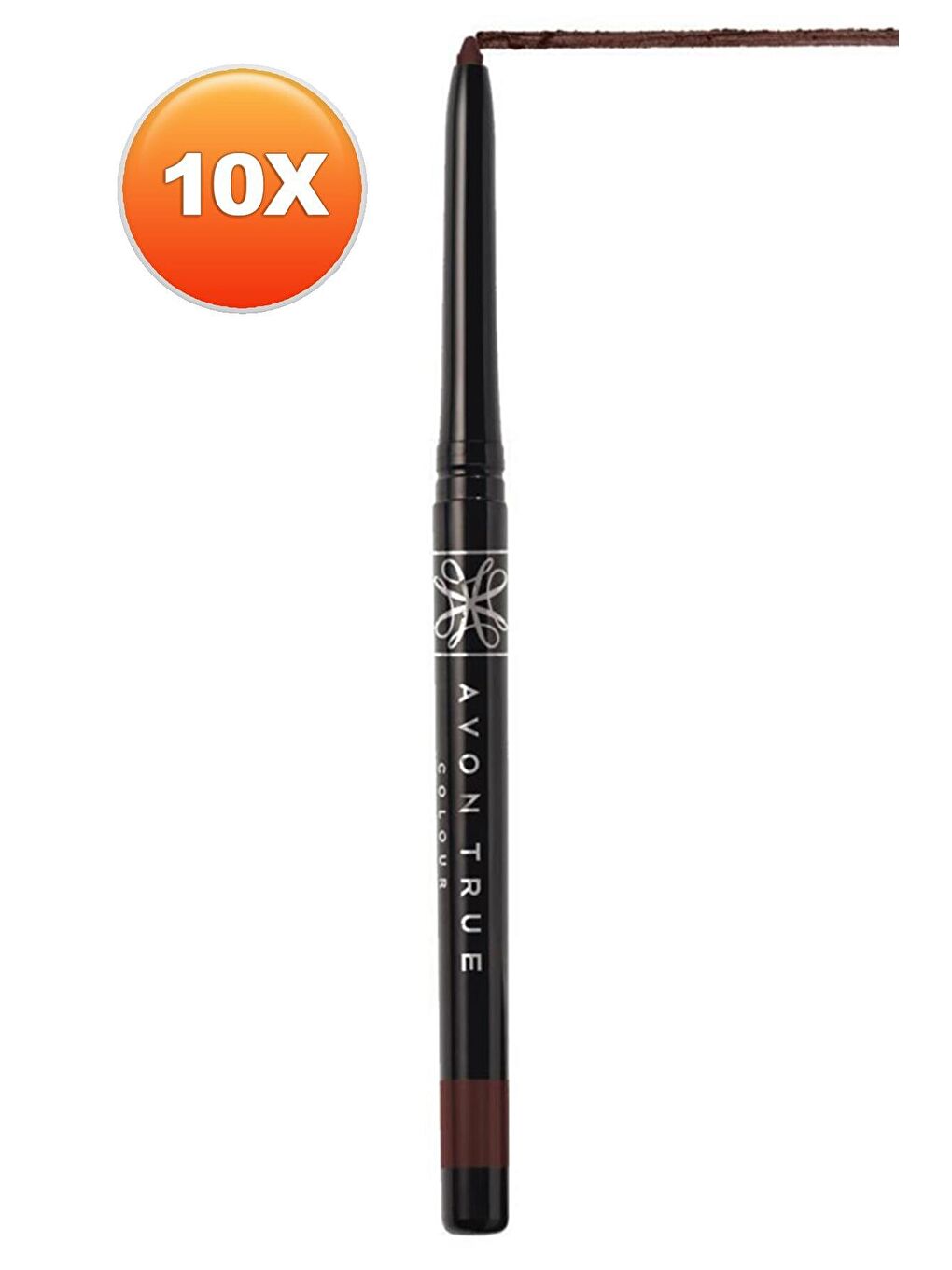 AVON Renksiz Glimmersticks Açılıp Kapanabilen Göz Kalemi Cosmic Brown Onlu Set - 1