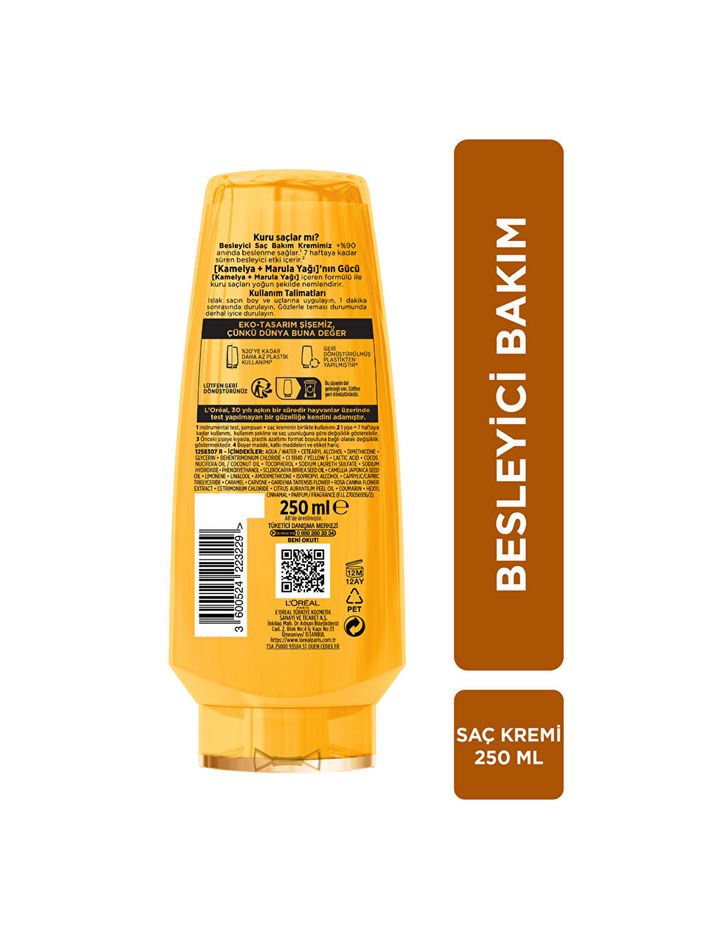 L'Oréal Paris Elseve Mucizevi Yağ Besleyici Bakım Kremi 250ml-7