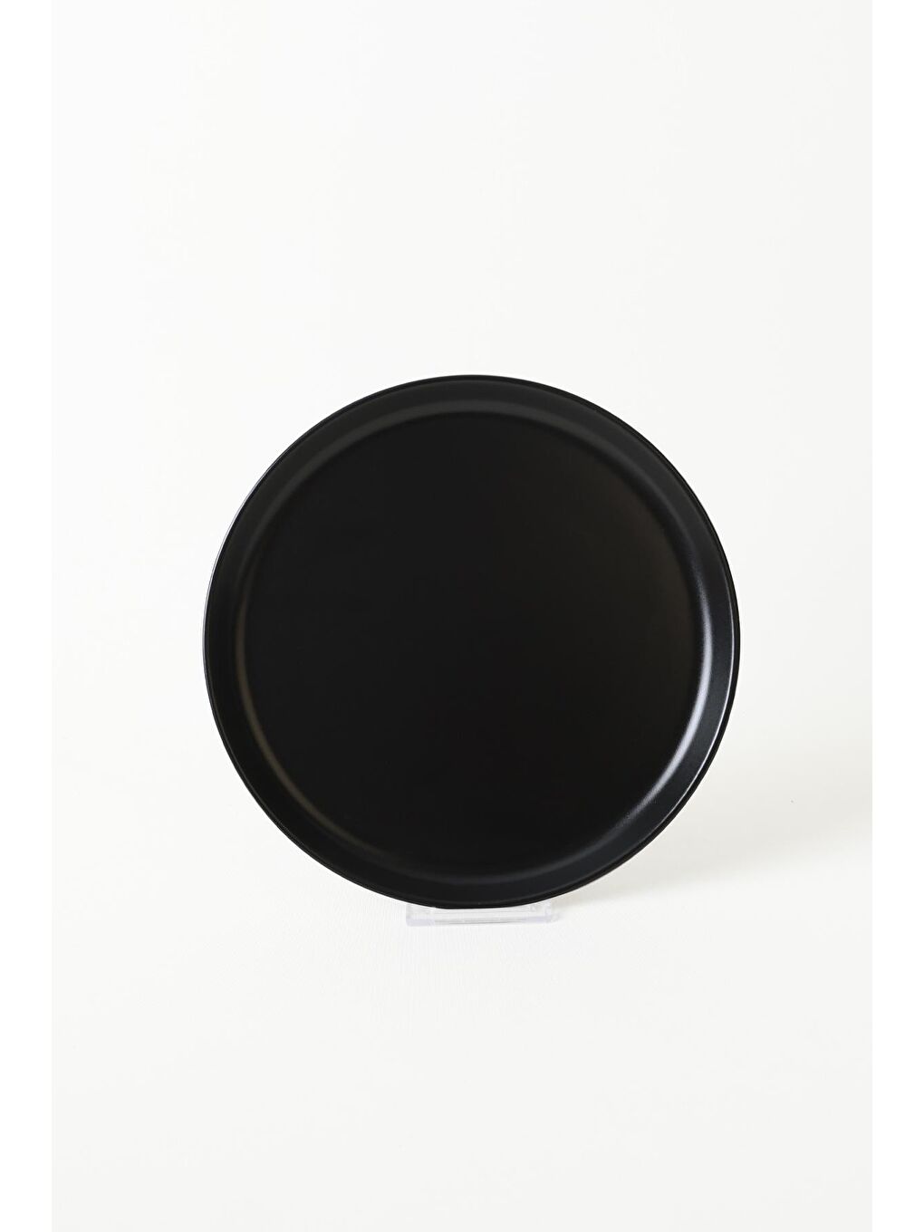Siyah Mat siyah Hitit Servis Tabağı 25 Cm 6 Adet-4