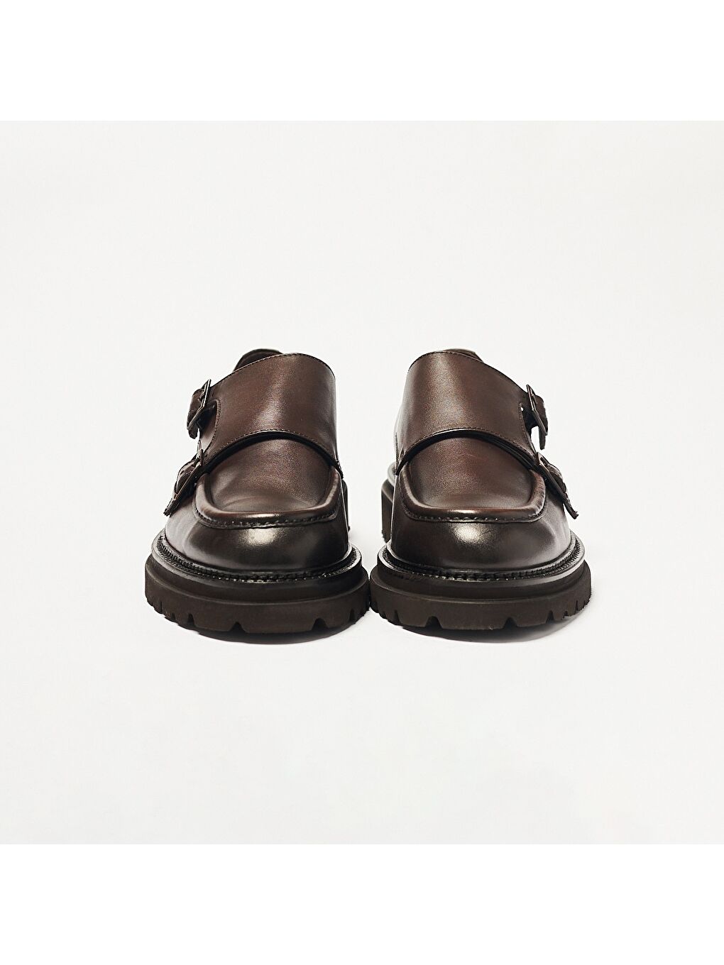 Kahverengi Erkek Oxford ( Klasik) OG-345 Kahve Deri-5