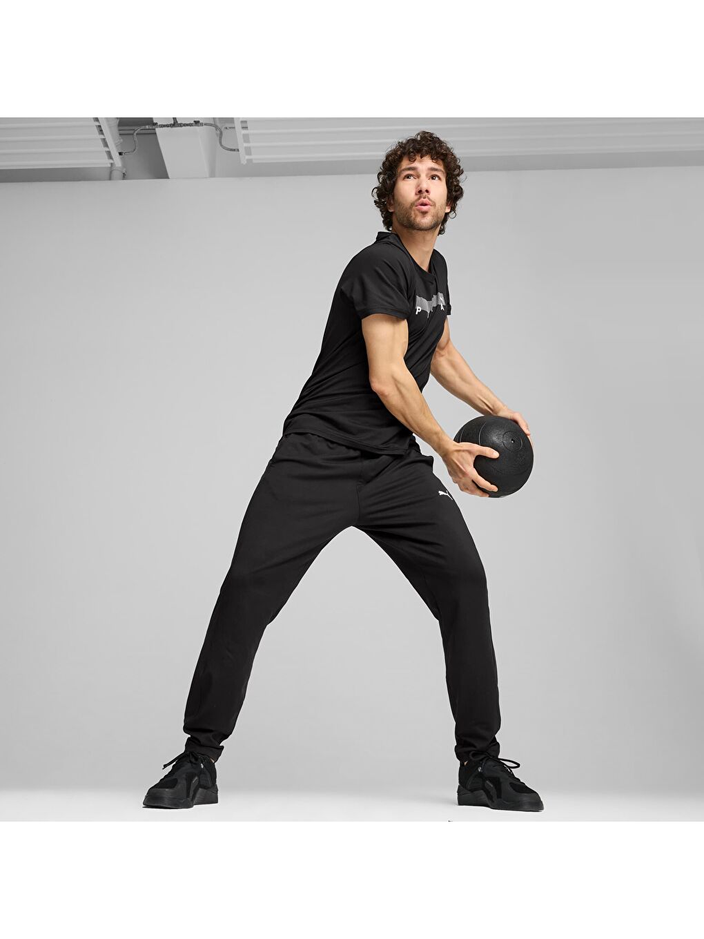 Siyah CLOUDSPUN Erkek Eşofman Altı-5