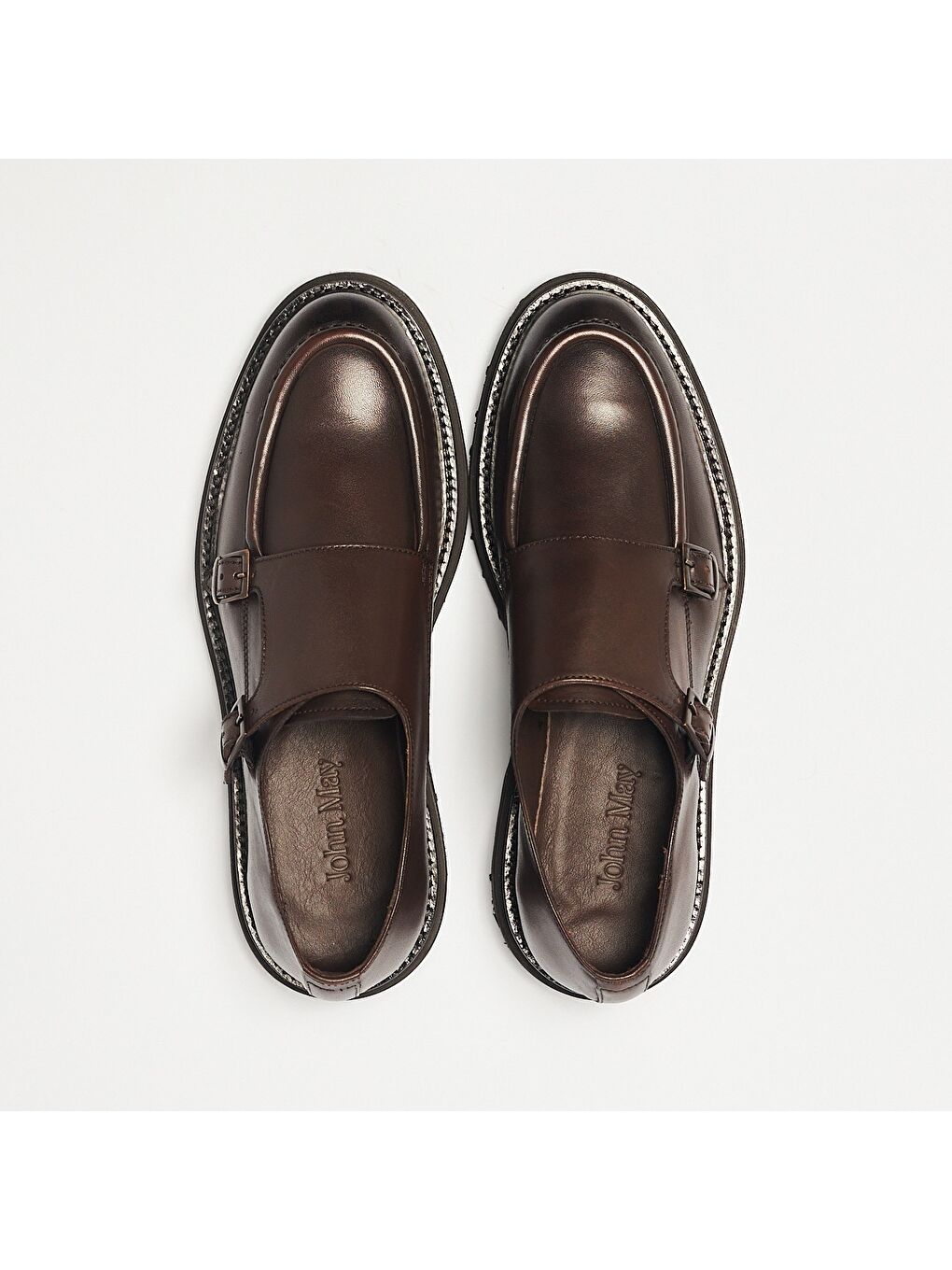 Kahverengi Erkek Oxford ( Klasik) OG-345 Kahve Deri-6