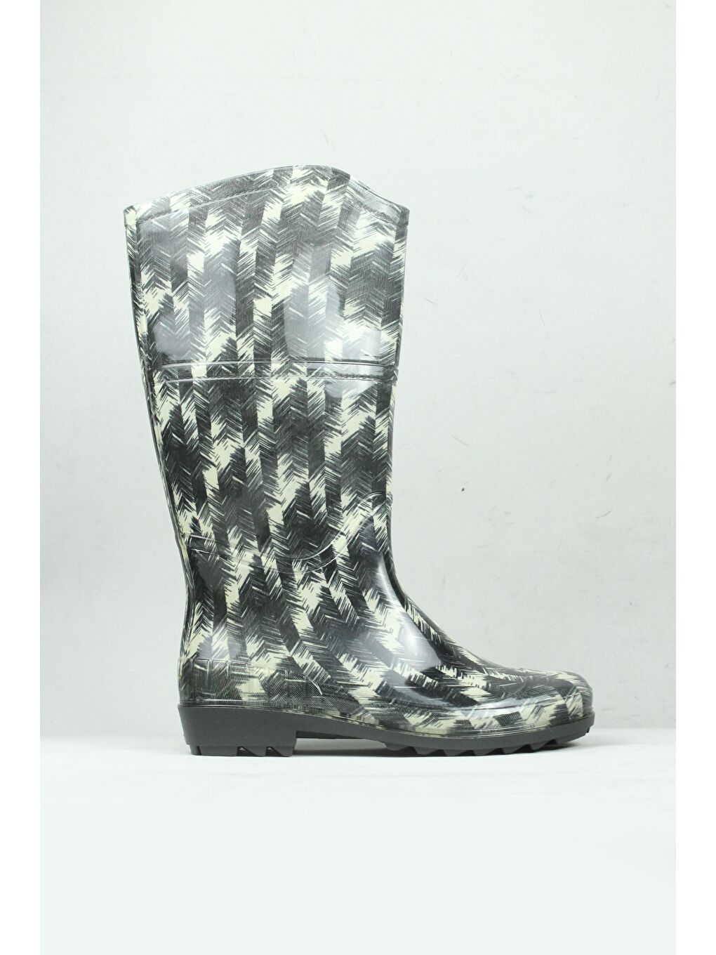 Siyah 1945 Su Geçirmez Yağmur Çizmesi Kadın