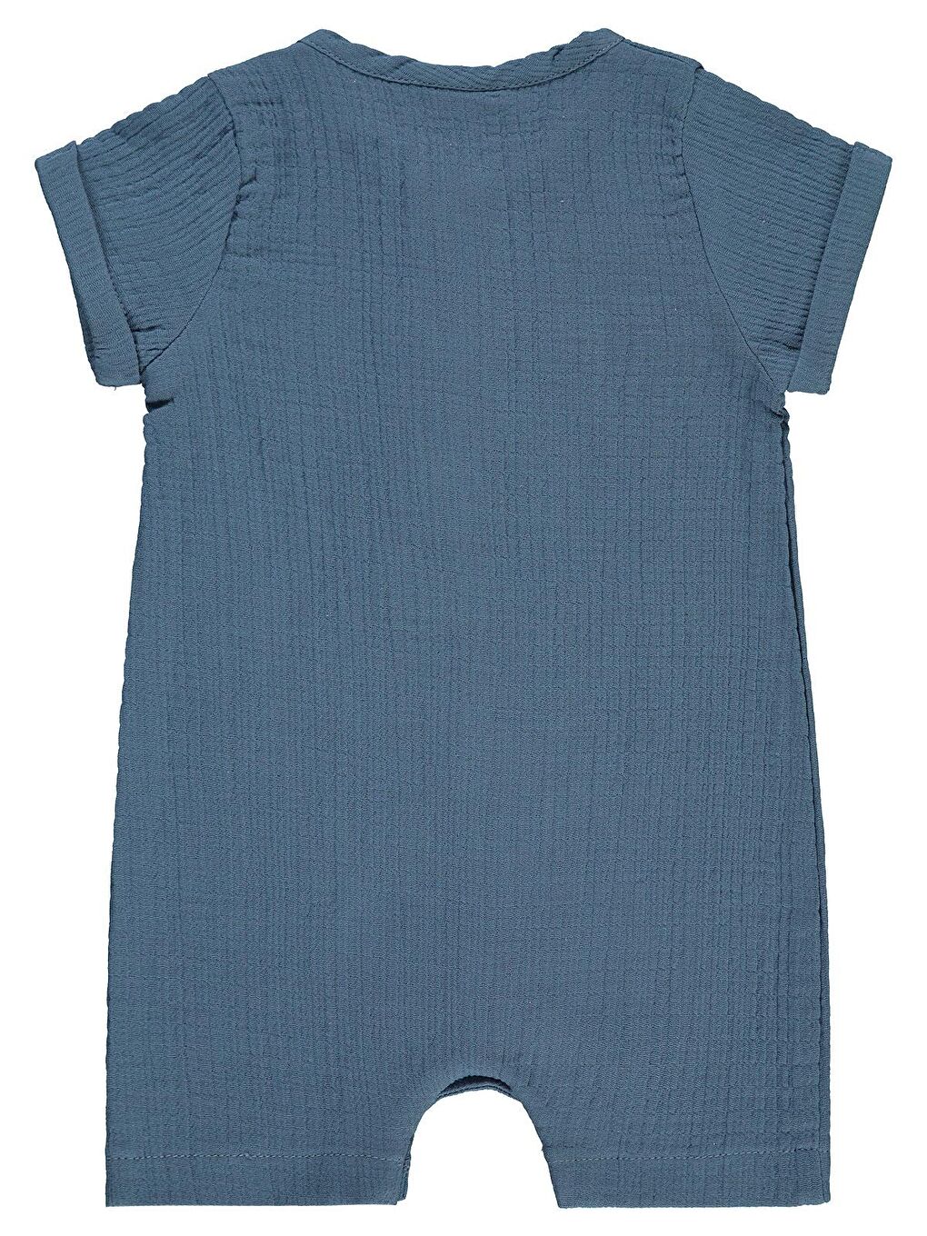 Baby Erkek Bebek Patiksiz Tulum 6-18 Ay İndigo-1