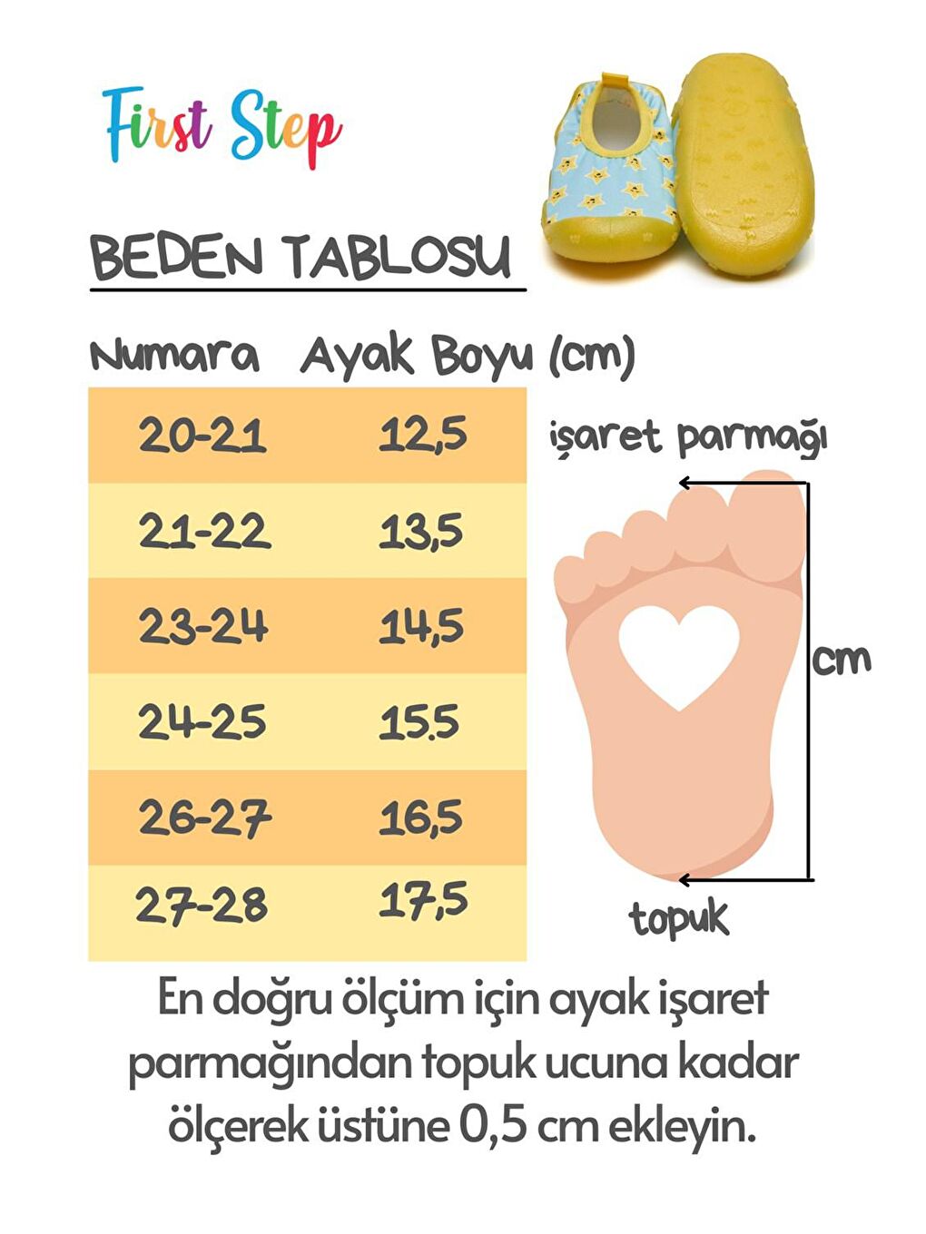 First Step Fuşya Karpuz Kız Çocuk Kaydırmaz Tabanlı Deniz Ayakkabısı - 5