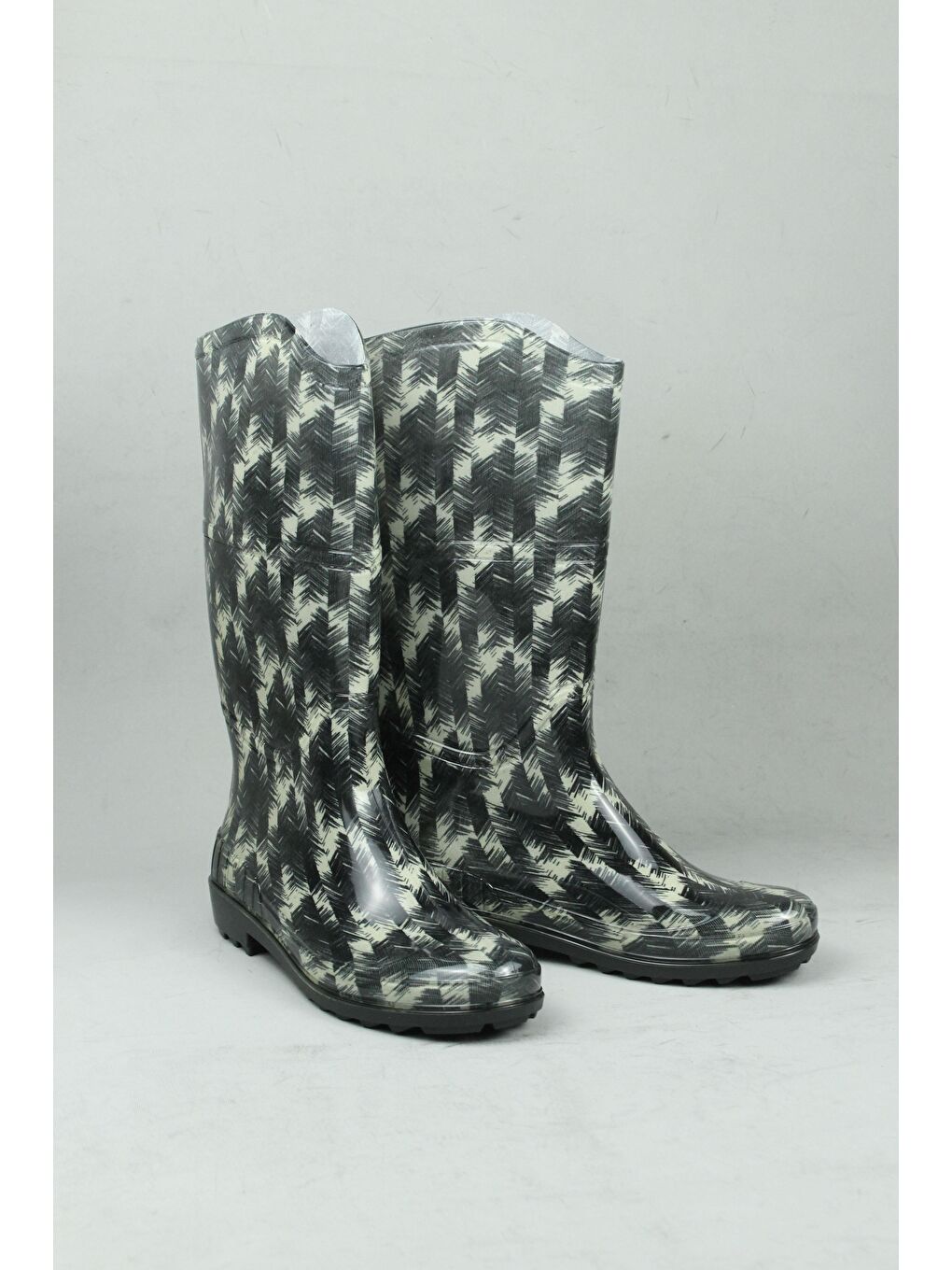 Siyah 1945 Su Geçirmez Yağmur Çizmesi Kadın-2