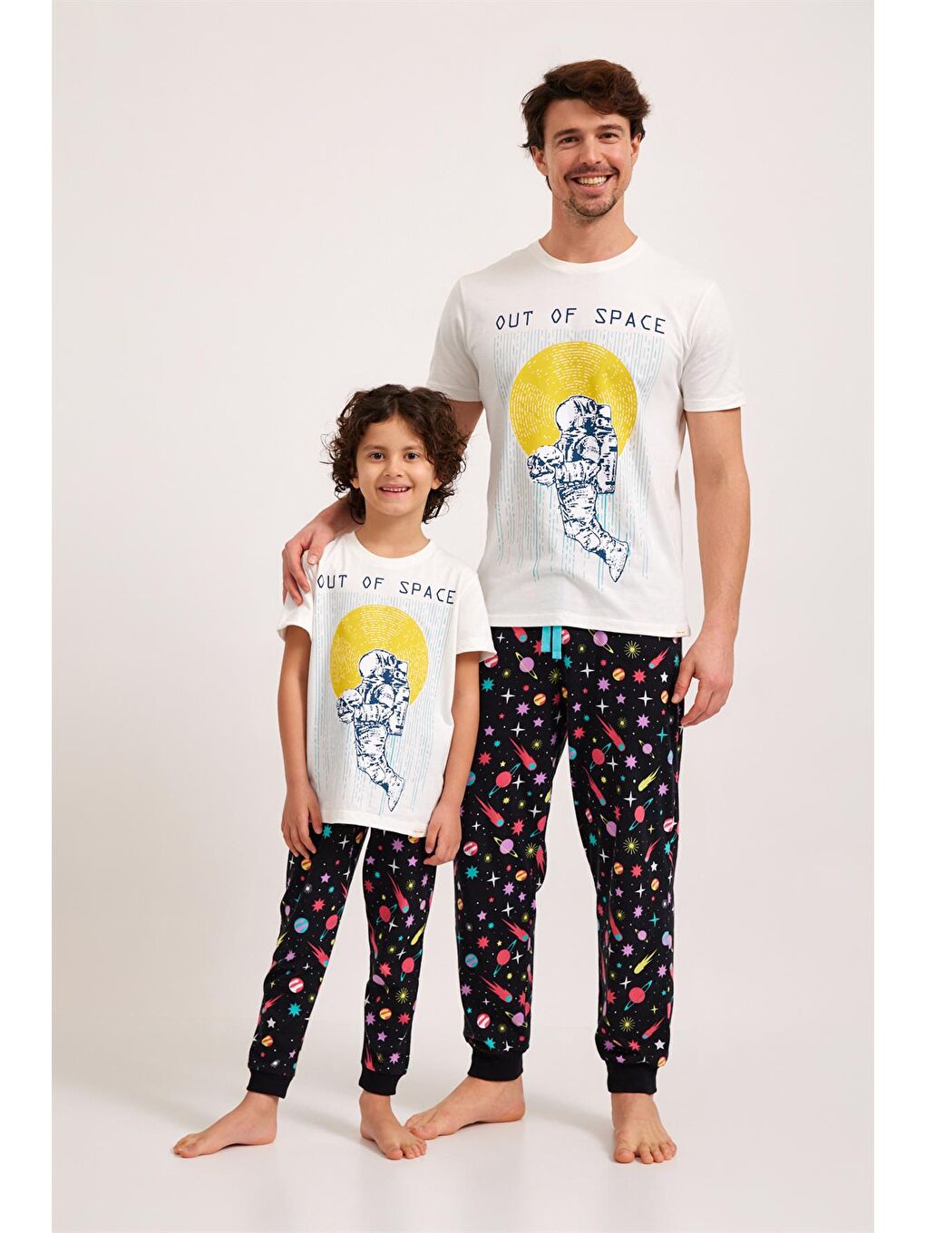 Supernova Erkek Çocuk Pijama Takım Siyah-3