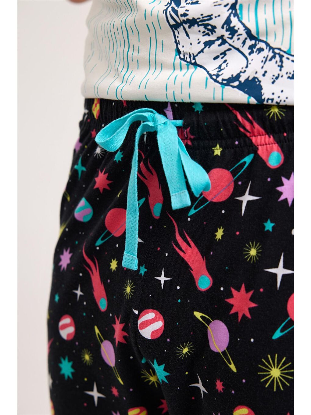 Supernova Erkek Çocuk Pijama Takım Siyah-5