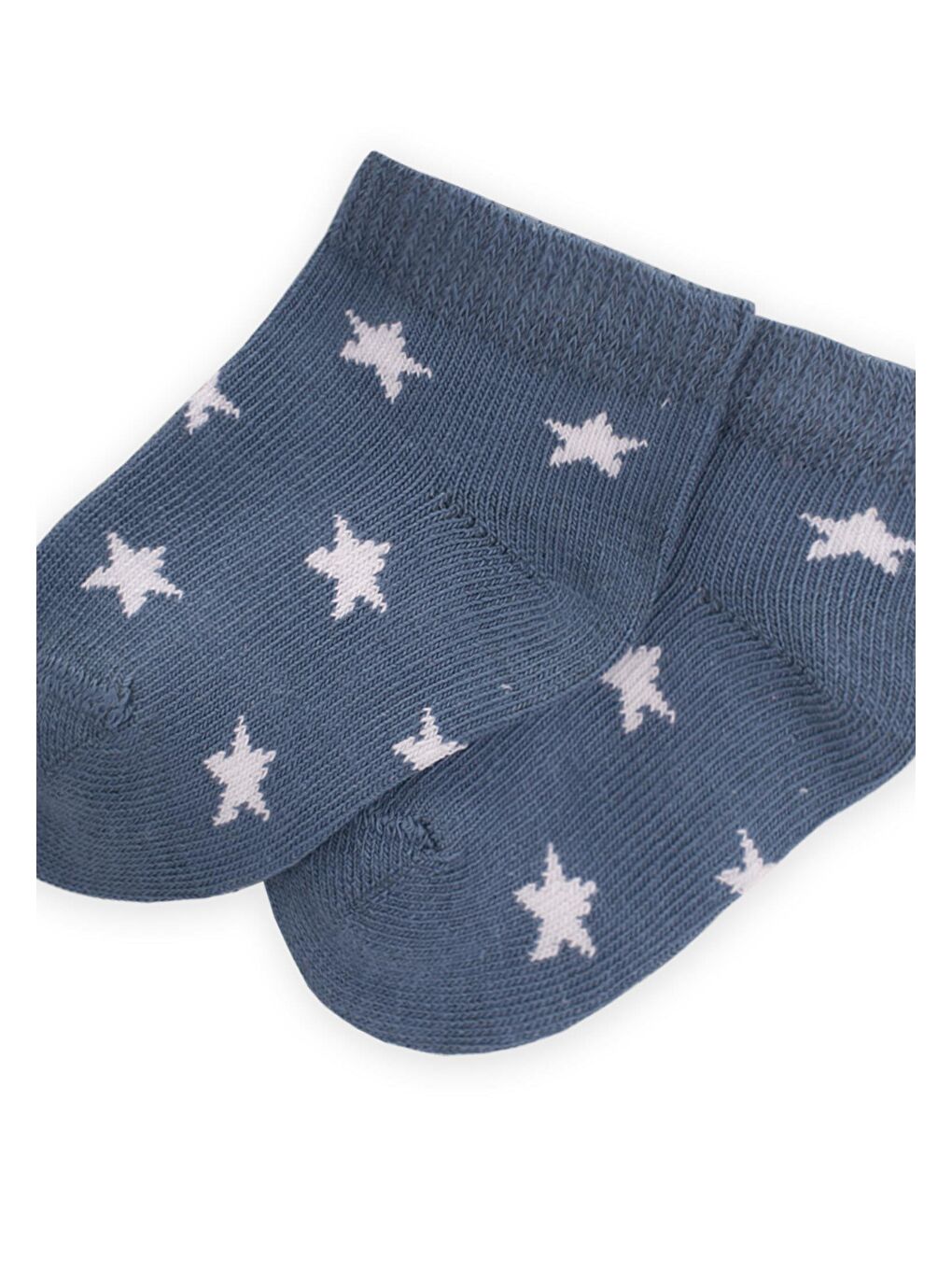 İndigo Kız Çocuk Desenli Patik Çorap-1