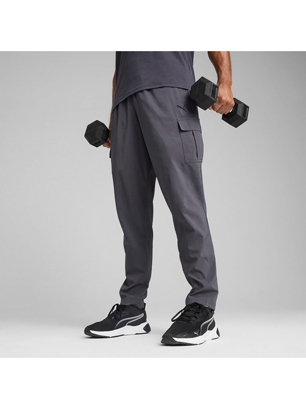 Gri TAD TECH Erkek Dokuma Eşofman Altı-2