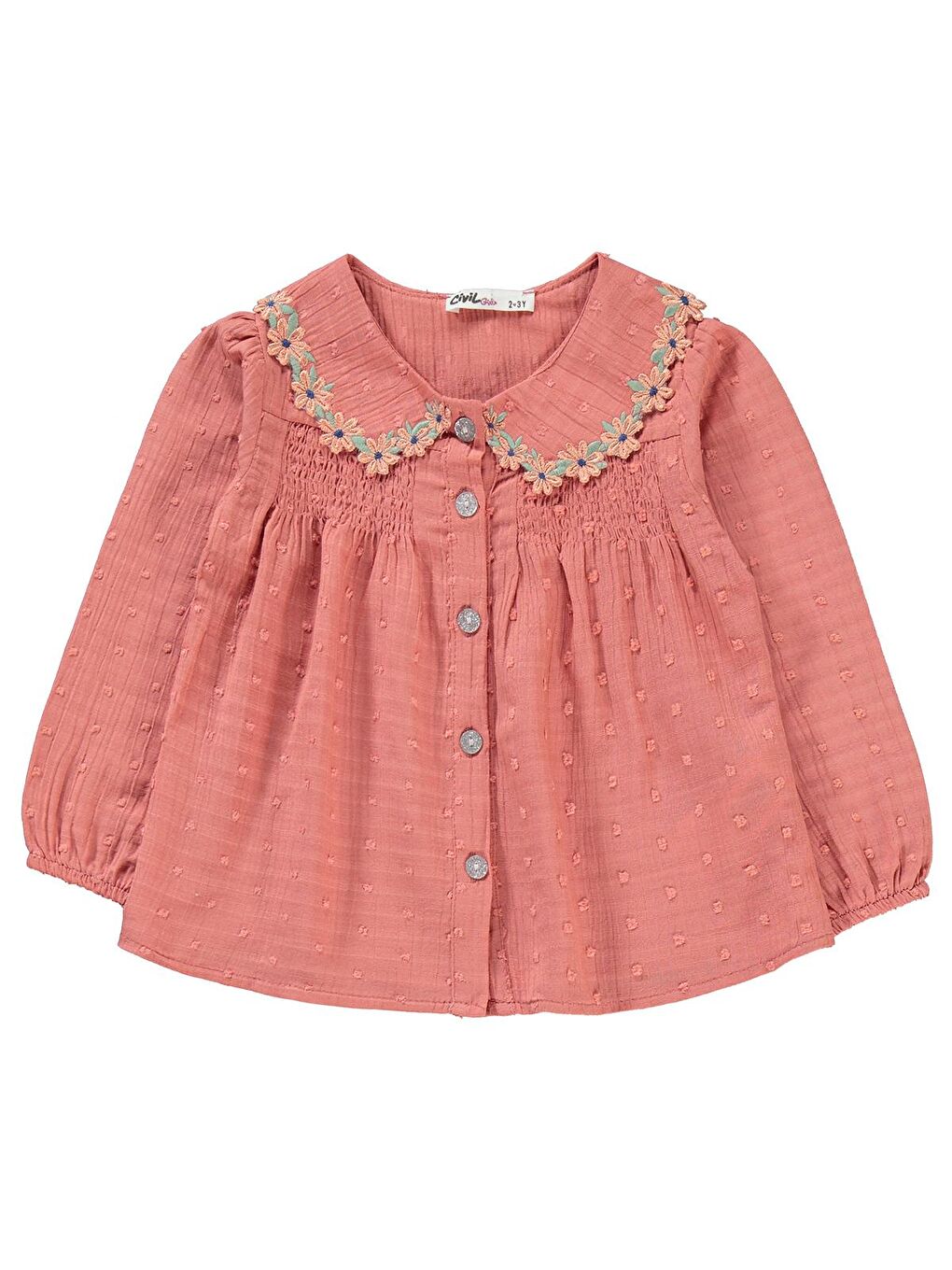 Kahverengi Girls Kız Çocuk Takım 2-5 Yaş Kiremit-5