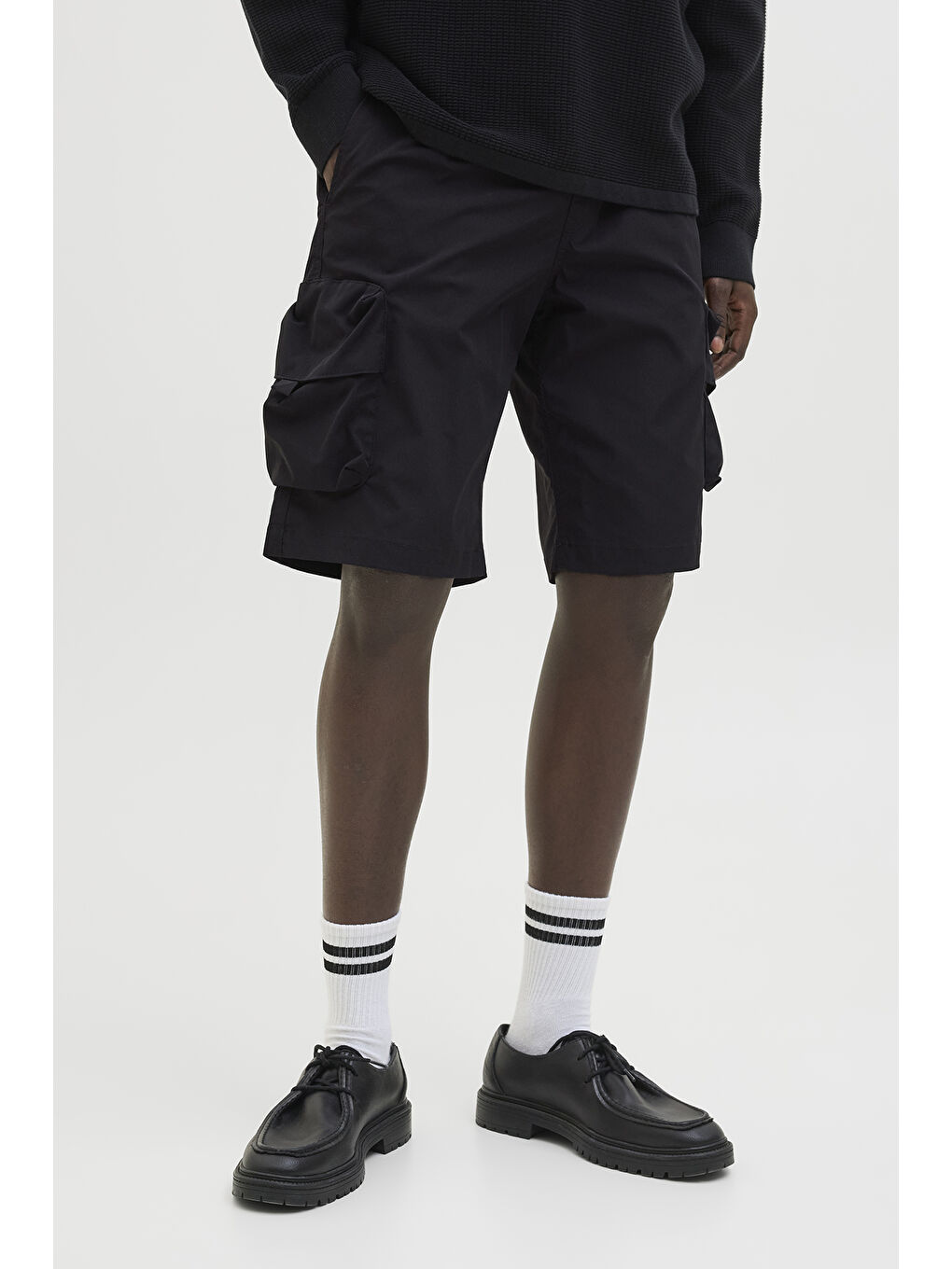 Siyah Pants Studio Jpstcole Relaxed Fit Kargo Short 12269386