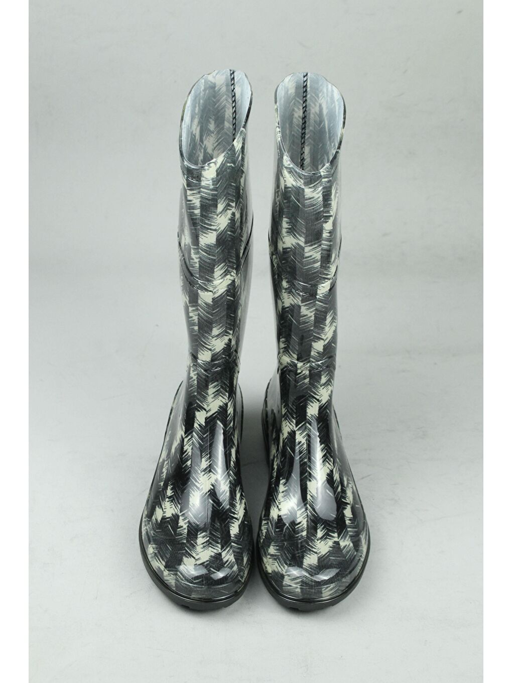 Siyah 1945 Su Geçirmez Yağmur Çizmesi Kadın-5