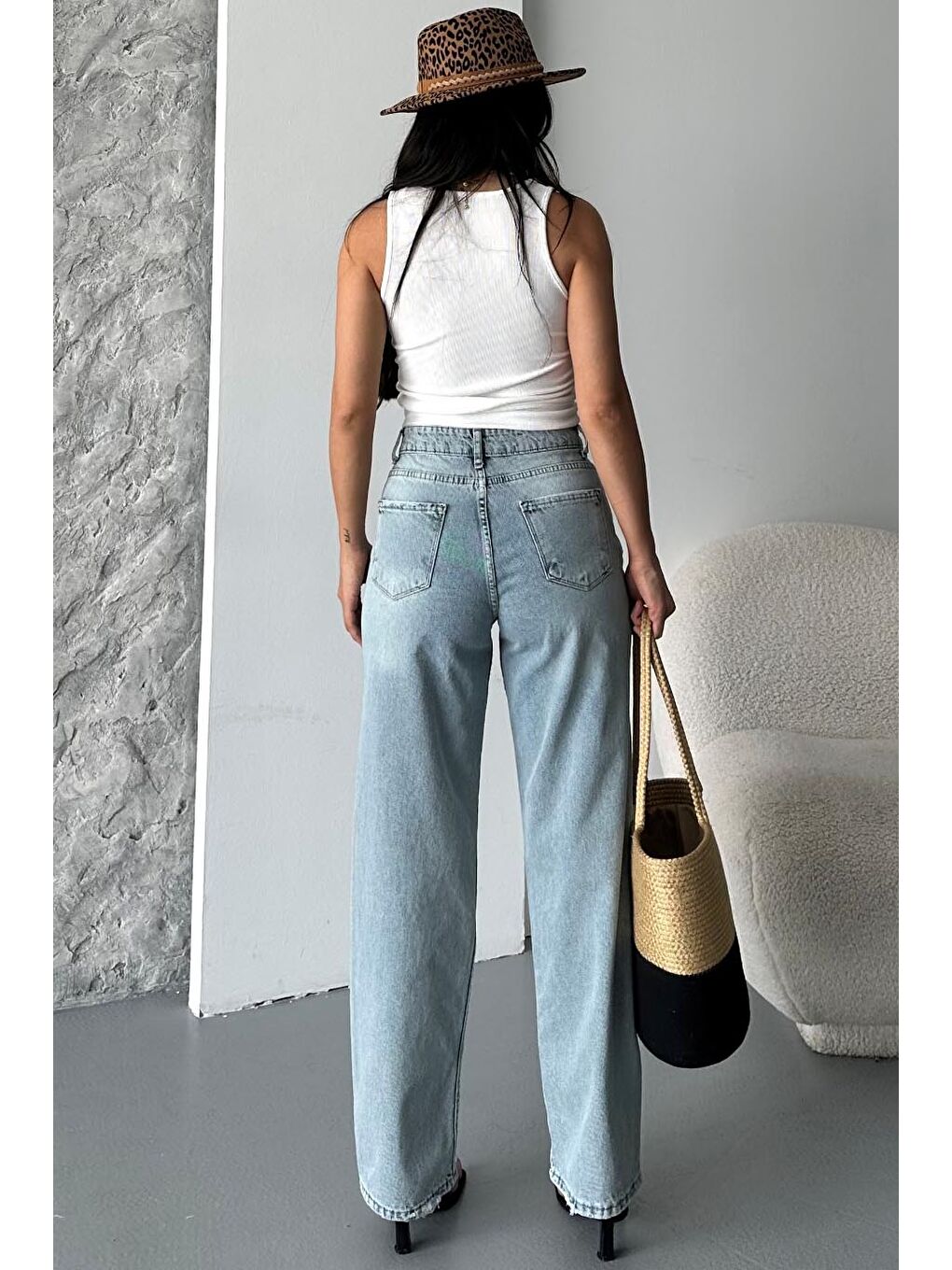 Jean Pantolon Buz Mavi - 27358-3