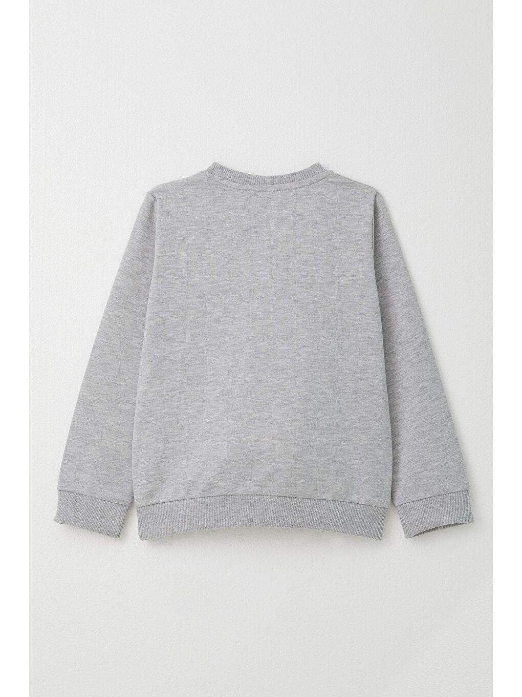 Erkek Çocuk Eşofman Takım Kolej Şampiyonu Sevimli Ayıcık Baskılı Gri Melanj (2 Yaş)-3