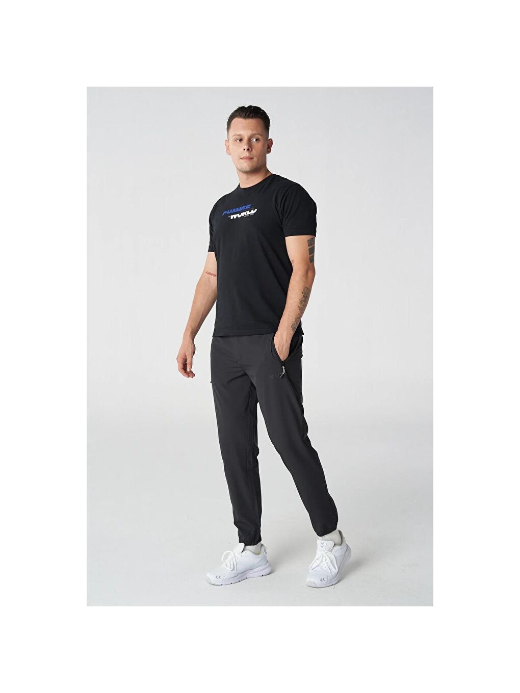 Ryen Erkek Siyah Eşofman Altı-1