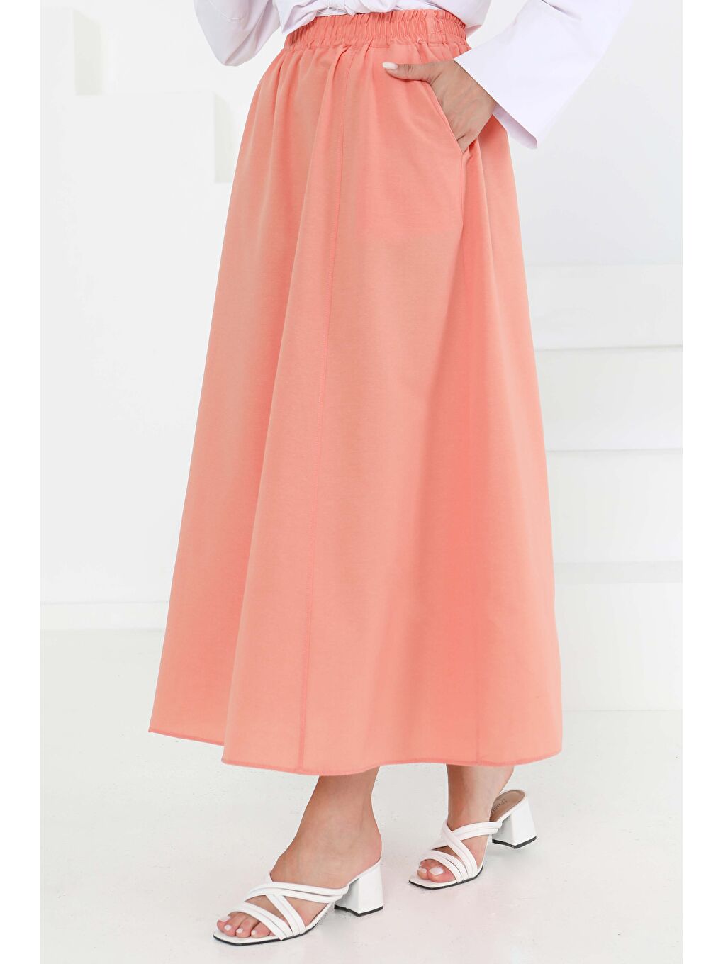 Cepli Keten Etek Mercan - 27294-2