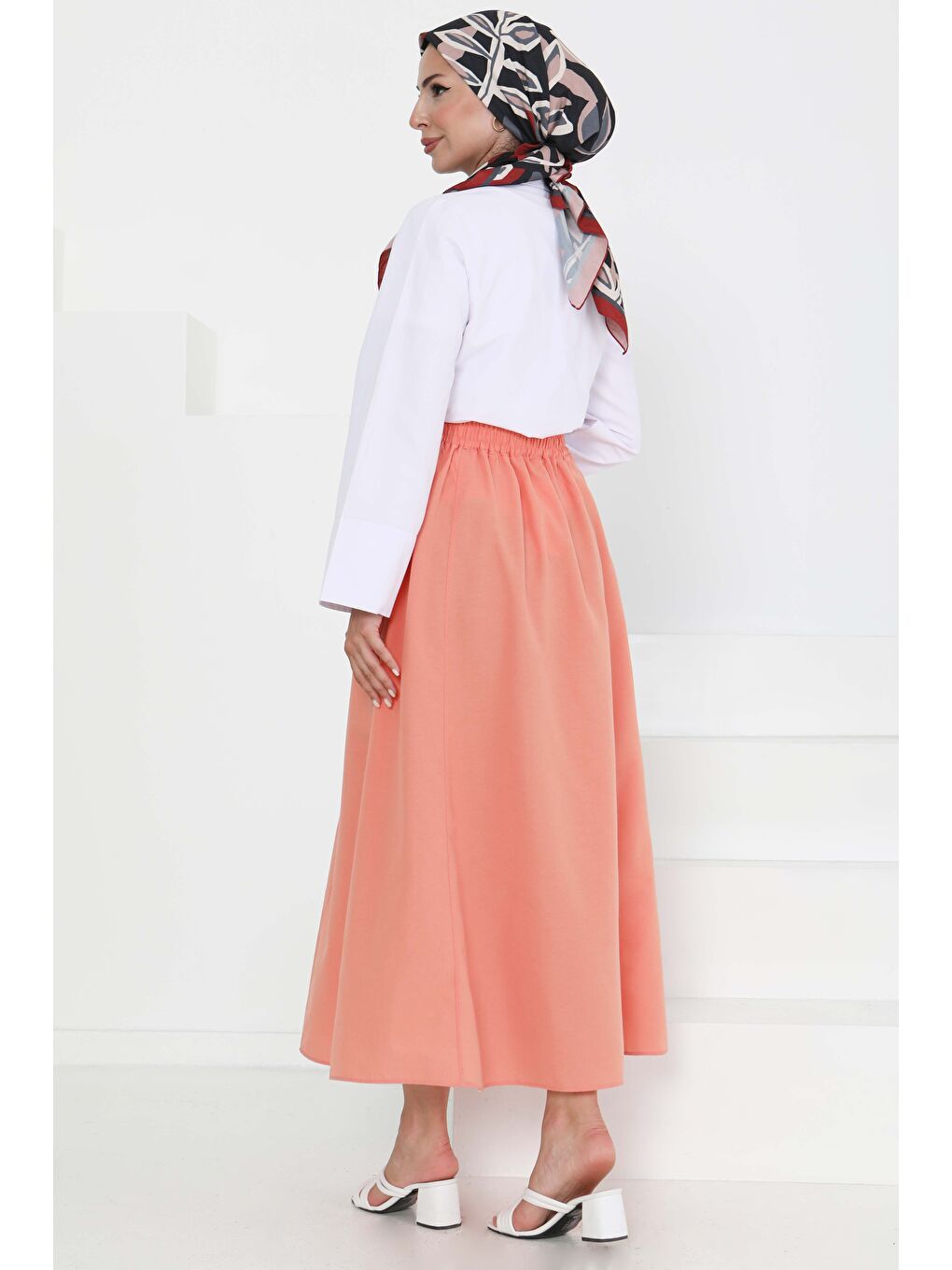 Cepli Keten Etek Mercan - 27294-3