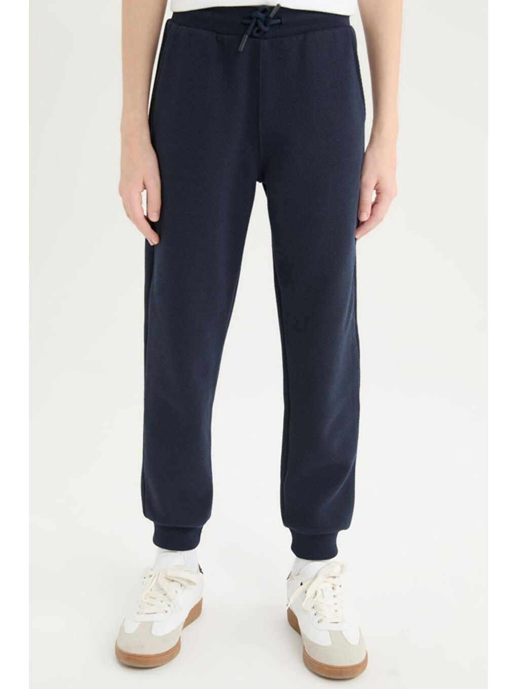 Lacivert Erkek Çocuk Basic Jogger Paça Okul Eşofman Altı AK-2350-3
