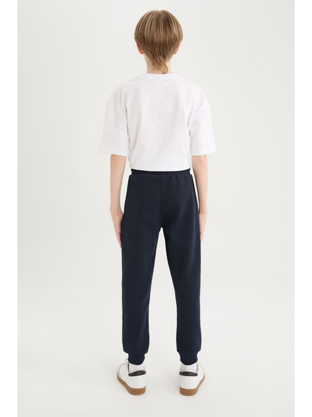 Lacivert Erkek Çocuk Basic Jogger Paça Okul Eşofman Altı AK-2350-4