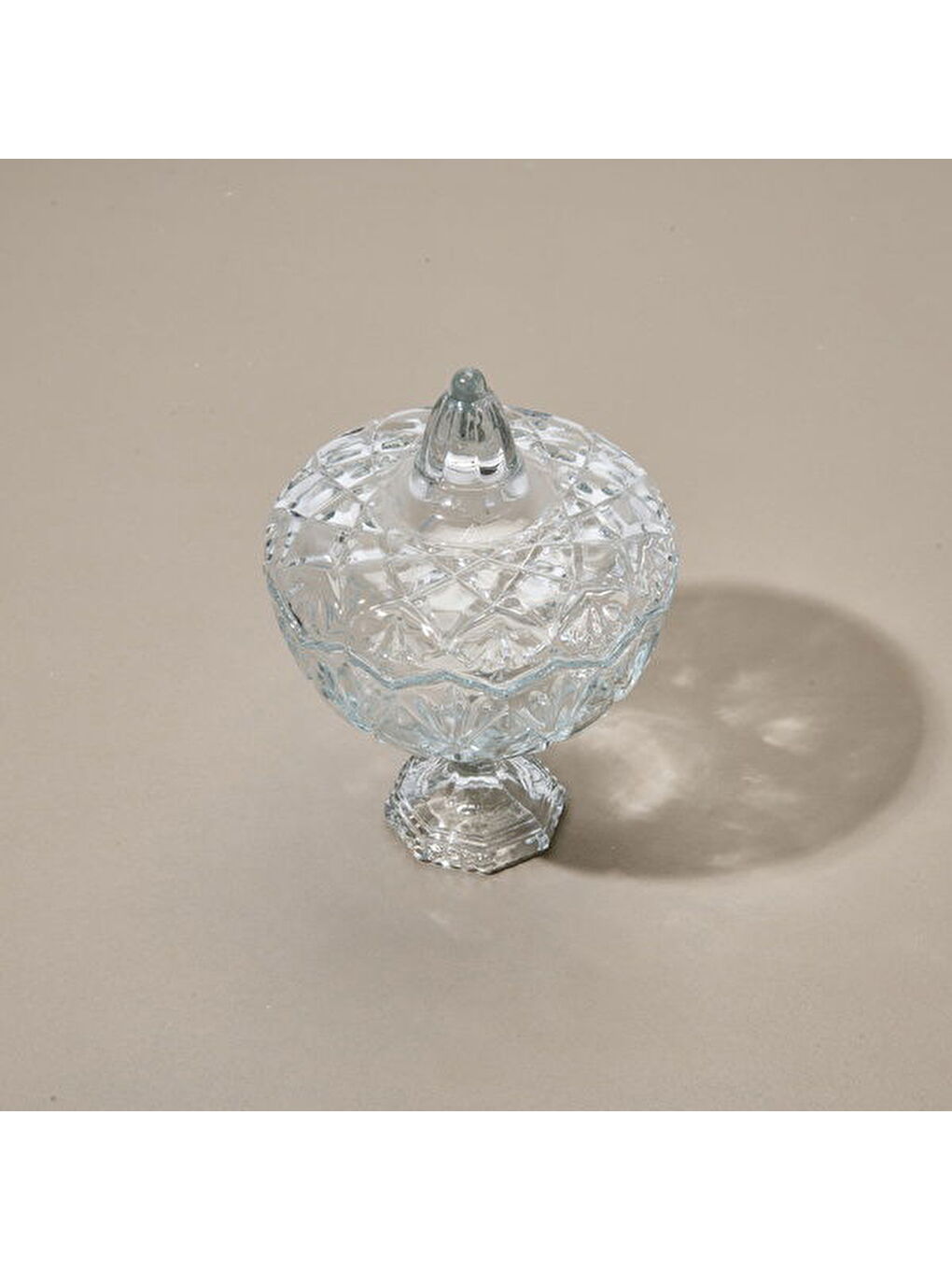 Renksiz Orchid Candy Ayaklı Şekerlik - Şeffaf-3