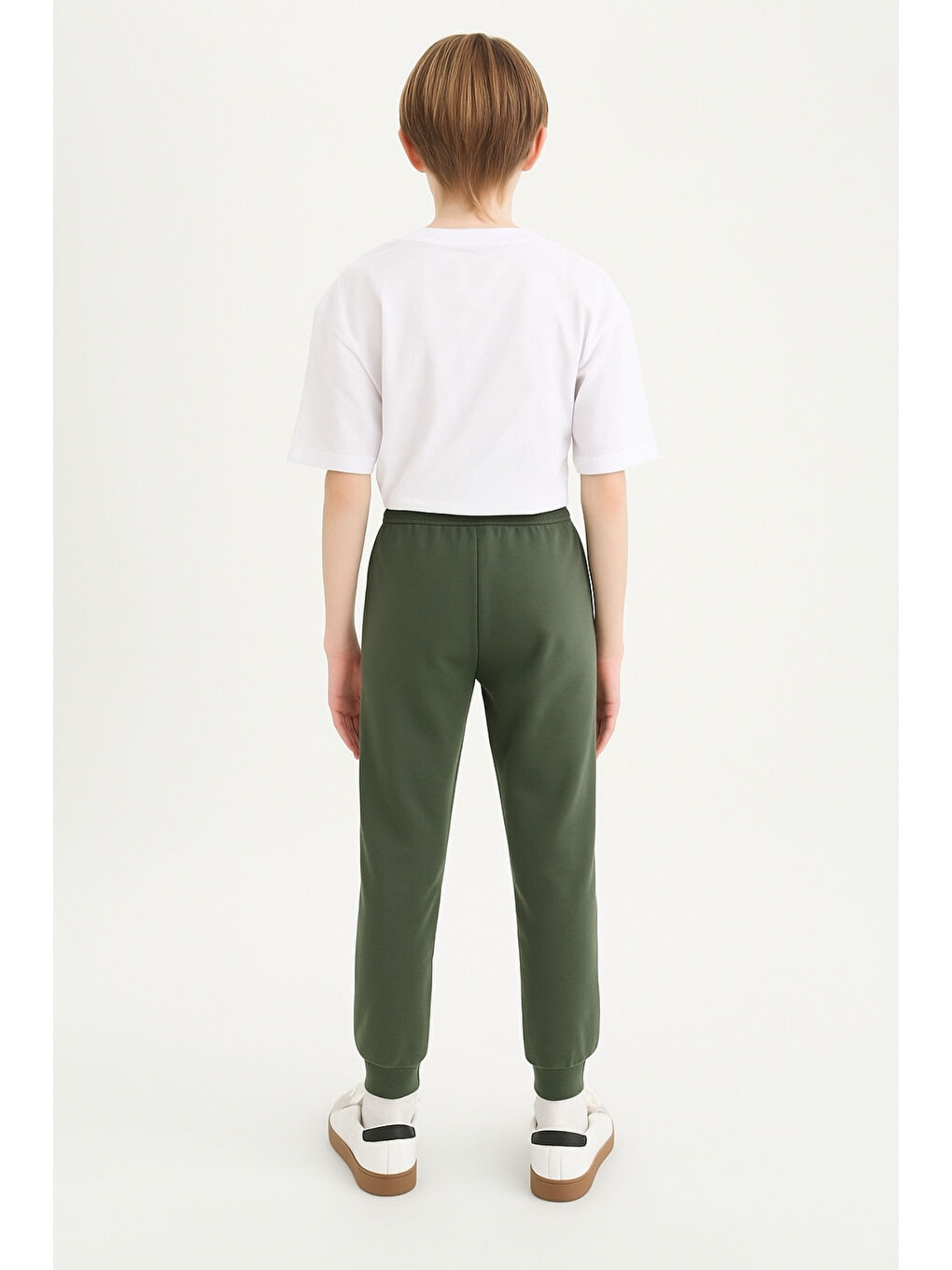 Haki Erkek Çocuk Basic Jogger Paça Okul Eşofman Altı AK-2350-4