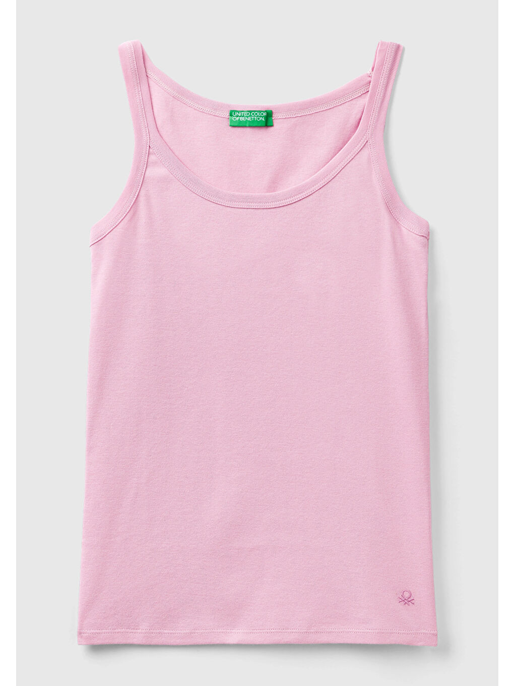 Kadın Açık Pembe  100 Pamuk Basic Atlet-1