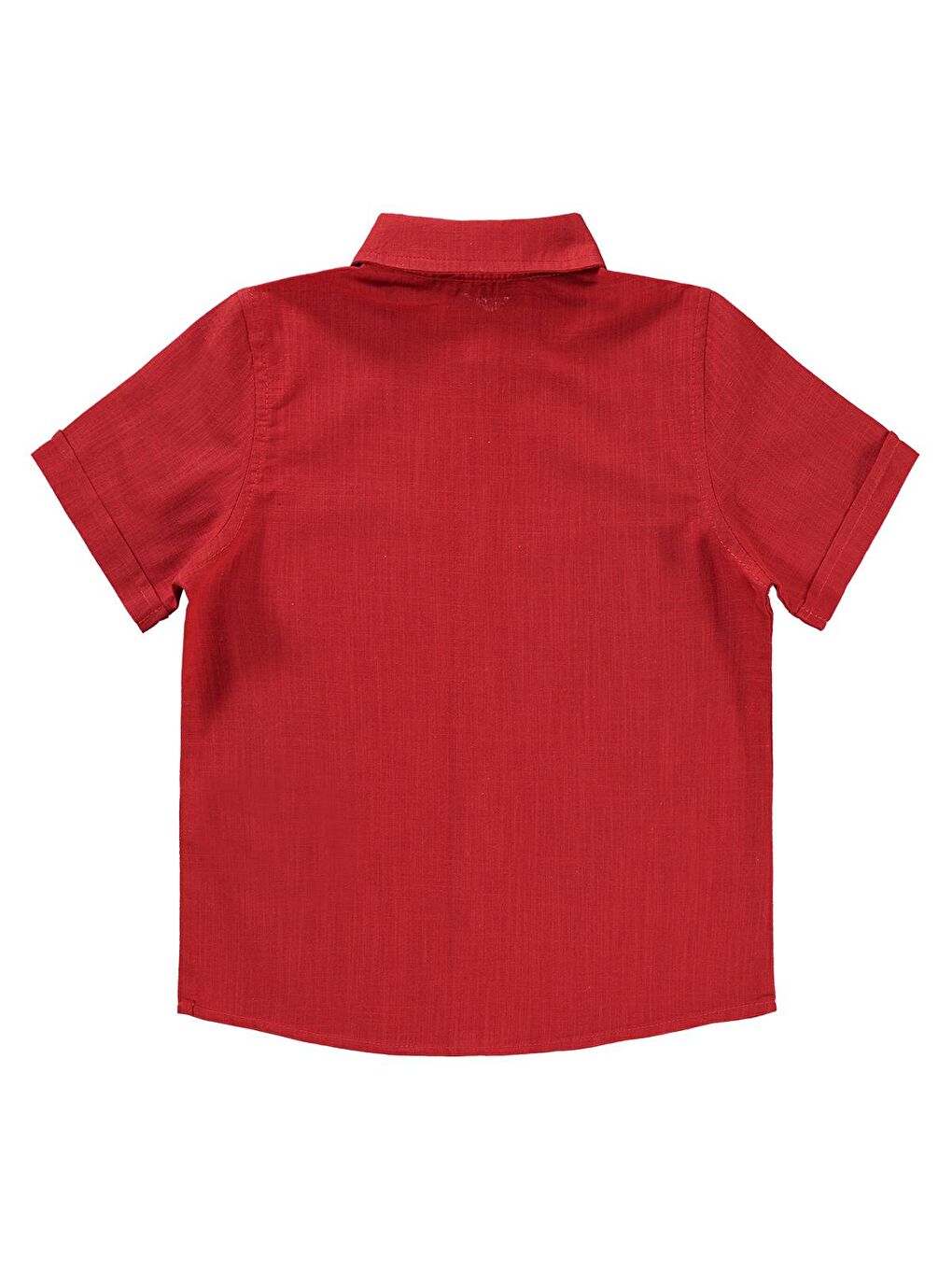Boys Erkek Çocuk Gömlek 6-9 Yaş Kırmızı-1