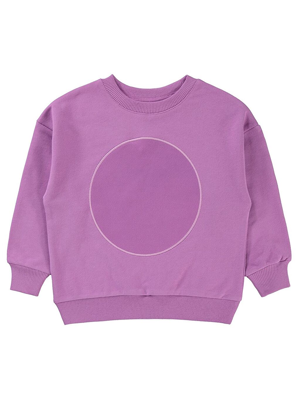 Lila Kız Çocuk Sweatshirt 3-7 Yaş Leylak-1